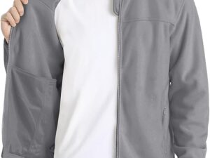 Açık Gri Polar Ceket OPCAG02