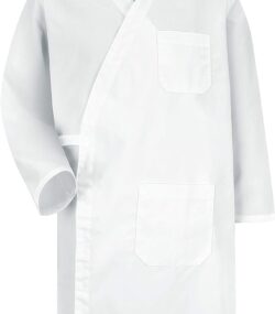 Doktor Önlüğü Bağlamalı Model Beyaz HKDOBB03