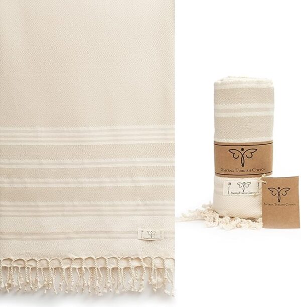 Ottoman Lux Spa Peştemal Bej OLSPB02