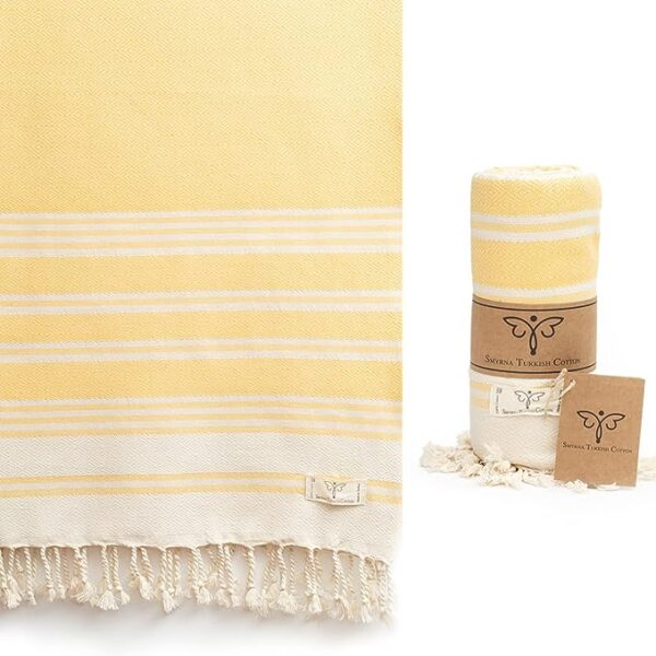 Ottoman Lux Spa Peştemal Sarı OLSPS01