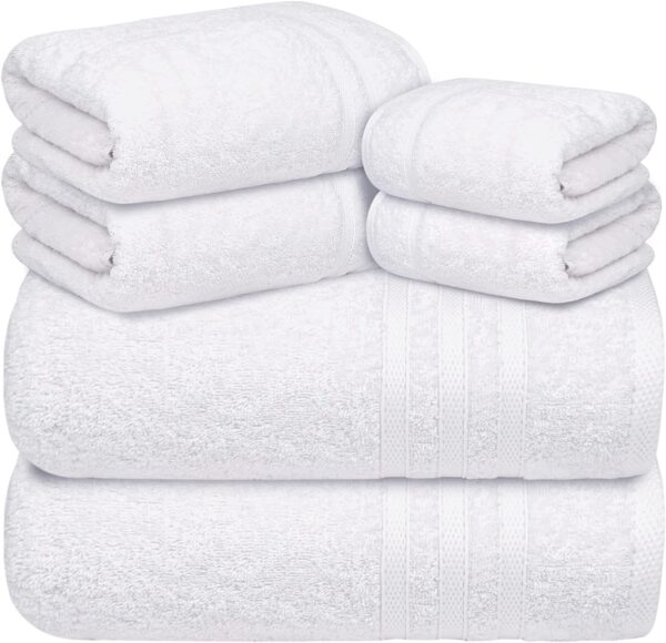 Premium Beyaz Banyo Havlu Seti PBBHS01 - Görsel 3