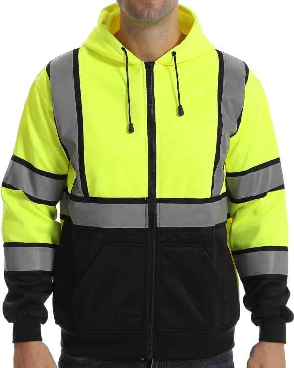 Reflektörlü Fermuarlı Sweatshirt IKISSL04