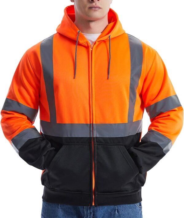 Reflektörlü Fermuarlı Sweatshirt IKISTL05