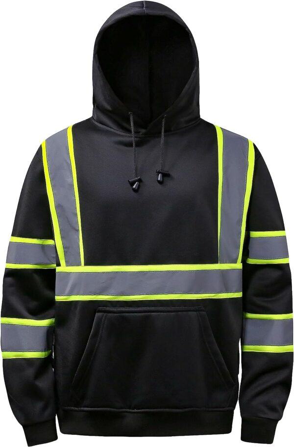 Reflektörlü Fermuarlı Sweatshirt IKISS03 - Görsel 2