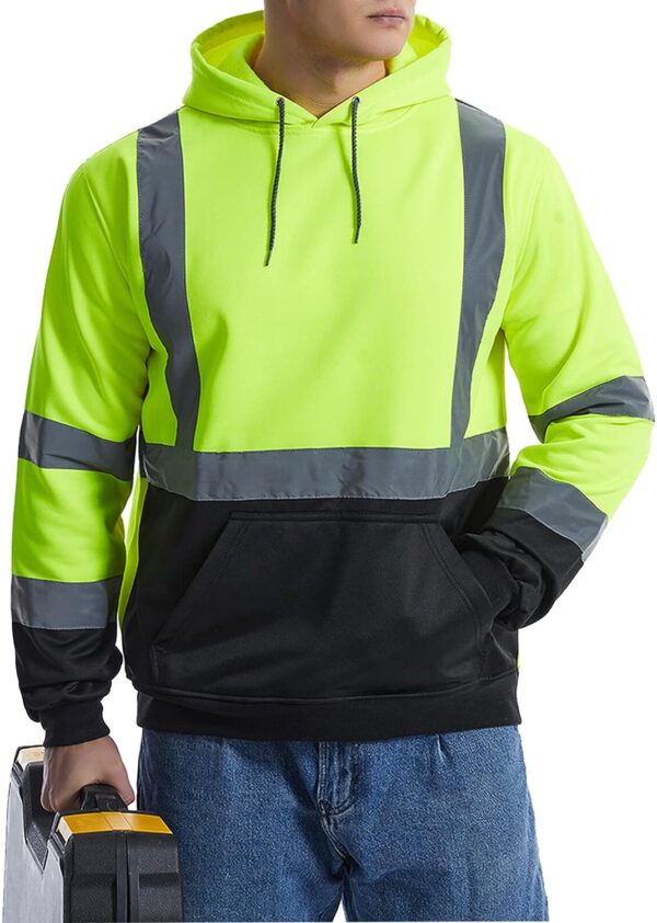 Reflektörlü Fermuarlı Sweatshirt IKISSL01 - Görsel 2