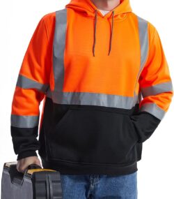 Reflektörlü Fermuarlı Sweatshirt IKISTL02 - Görsel 2