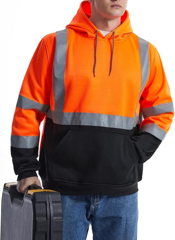 Reflektörlü Fermuarlı Sweatshirt IKISTL02 - Görsel 2